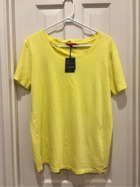 n:PHILANTHROPY Yellow Crewneck Tee